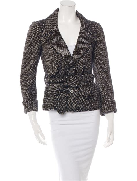 tweed chanel inspired jacket|Chanel tweed jacket look alike.